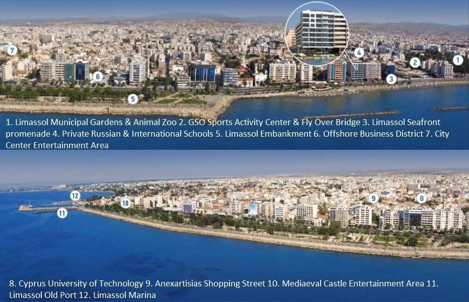 Eden Beach Apartment 611 Limassol Pokój zdjęcie